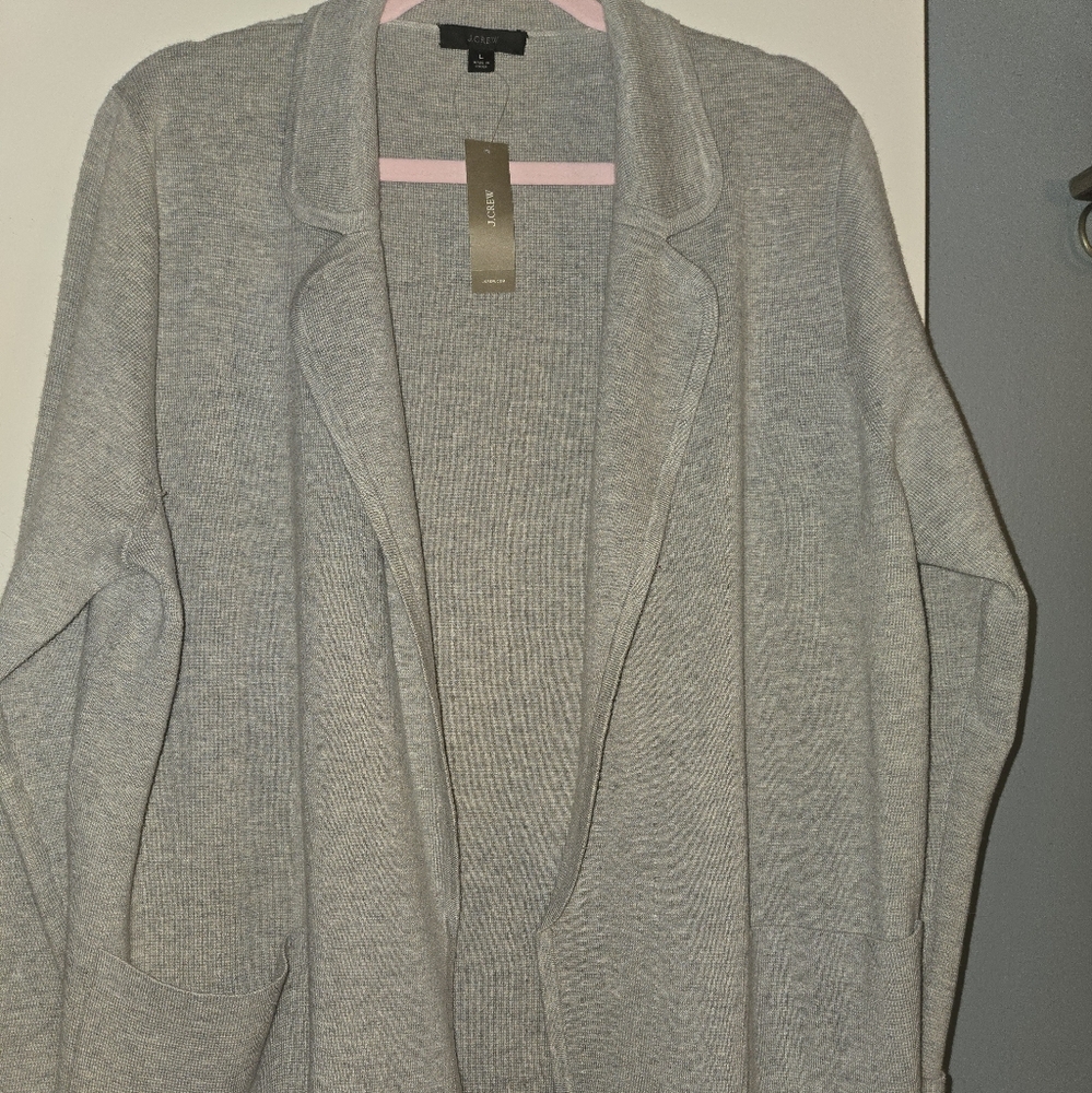 J. Crew Sweater Blazer